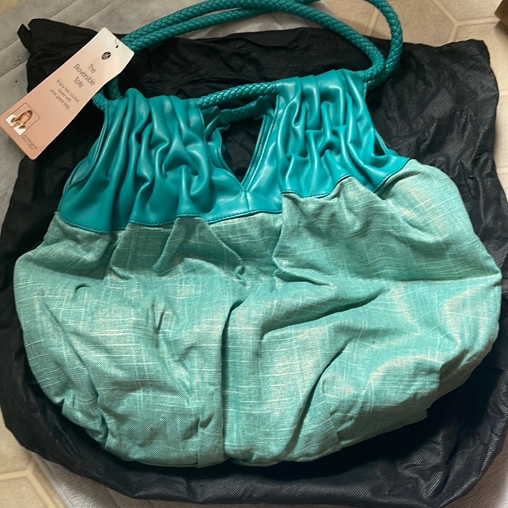 Joy Mangano Reversible Tote NWT